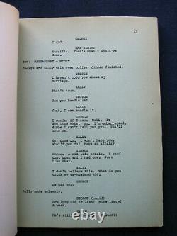 SUE GRAFTON ORIGINAL SCRIPT for SEX & THE SINGLE PARENT with DVD of the Film