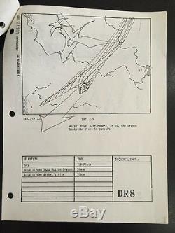 SUPER RARE! EWOKS BATTLE FOR ENDOR Original 1985 Movie Storyboards Star Wars