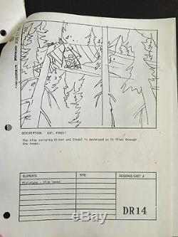 SUPER RARE! EWOKS BATTLE FOR ENDOR Original 1985 Movie Storyboards Star Wars