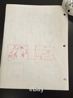 SUPER RARE! EWOKS BATTLE FOR ENDOR Original 1985 Movie Storyboards Star Wars