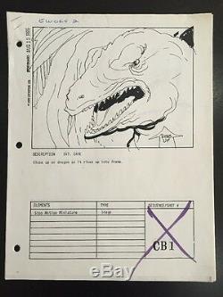 SUPER RARE! EWOKS BATTLE FOR ENDOR Original 1985 Movie Storyboards Star Wars