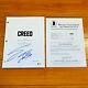 Sylvester Stallone Signed Creed Full 119 Page Movie Script With Beckett Bas Coa