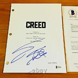SYLVESTER STALLONE SIGNED CREED FULL 119 PAGE MOVIE SCRIPT with BECKETT BAS COA