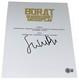 Sacha Baron Cohen Signed Autograph Borat Subsequent Movie Film Script Beckett