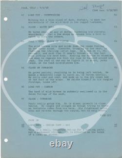 Sal Mineo TONKA Original screenplay for the 1958 film #146435