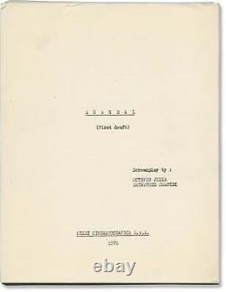 Salvatore Samperi SUBMISSION SCANDAL Original screenplay for the 1976 #141752
