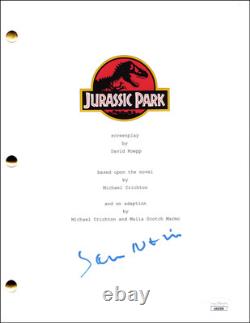 Sam Neill Signed Autograph Jurassic Park Full Movie Script Screenplay with JSA COA