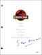 Sam Neill Signed Autograph Jurassic Park Full Movie Script Screenplay With Jsa Coa