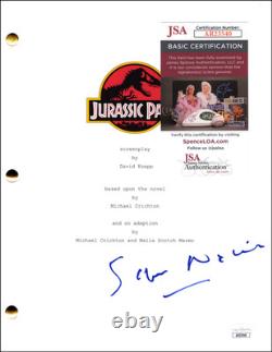 Sam Neill Signed Autograph Jurassic Park Full Movie Script Screenplay with JSA COA