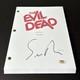 Sam Raimi Signed The Evil Dead Movie Script Full 66 Page Autograph Psa Dna