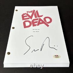 Sam Raimi Signed The Evil Dead Movie Script Full 66 Page Autograph Psa Dna