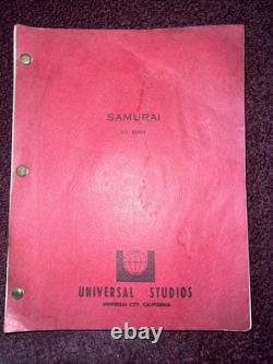 Samurai 1979 TV Movie Screenplay Jerry Ludwig