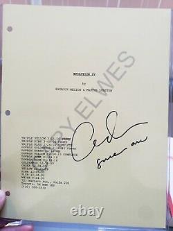 Saw 3D Cary Elwes Signed Movie Script Cover