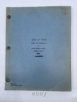 Sea Of Fear Unproduced Original Film Script Herbert Kline James Benson Nablo 50s