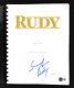 Sean Astin Rudy Authentic Signed Movie Script Autographed Bas Witnessed