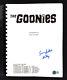 Sean Astin The Goonies Mikey Authentic Signed Movie Script Bas Witnessed