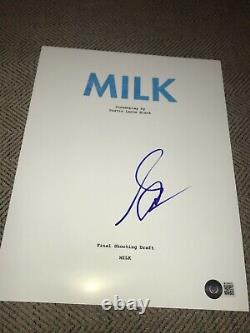 Sean Penn Signed Autograph Movie Script Milk Full Script Oscars Beckett Bas F
