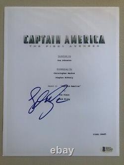 Sebastian Stan Signed Autograph Captain America First Avenger Script Beckett BAS