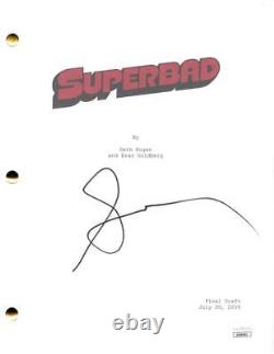 Seth Rogen Signed Autograph Superbad Full Movie Script Screenplay with JSA COA