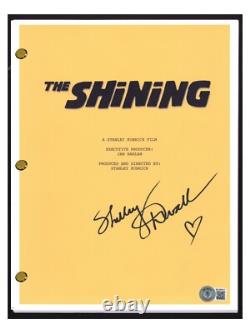 Shelley Duvall Signed Autograph The Shining Movie Script Screenplay Beckett COA