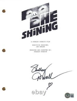 Shelley Duvall The Shining Signed Autograph Movie Script Screenplay Beckett