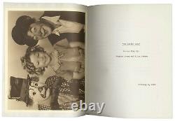 Shirley Temple Estate Owned Leather Bound Movie Script