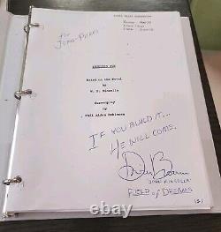 Shoeless Joe Field of Dreams Signed Film Script Dwier Brown Final Screen Play