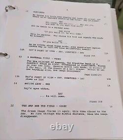 Shoeless Joe Field of Dreams Signed Film Script Dwier Brown Final Screen Play