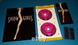 Showgirls Screening Card Elizabeth Berkley Nude Film Cels Promo Book Mark & Art+