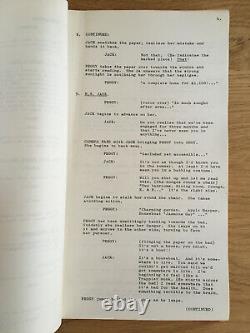 Sid James Carry On Actor Double Bunk Original Film Script & Story by John Foley