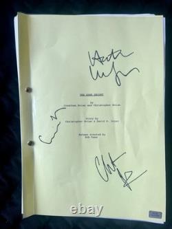 Signed Film Screenplay Batman The Dark Knight (Original) (Authenticated)