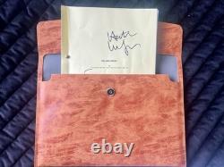 Signed Film Screenplay Batman The Dark Knight (Original) (Authenticated)