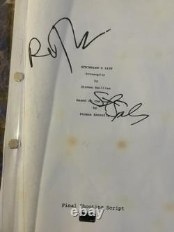 Signed Film Screenplay Schindler's List (Original) (Authenticated)