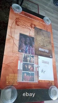 Signed Idiocracy Memorabilia Lot Movie Prop Continuity Photo Script Poster Coa