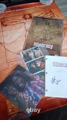 Signed Idiocracy Memorabilia Lot Movie Prop Continuity Photo Script Poster Coa