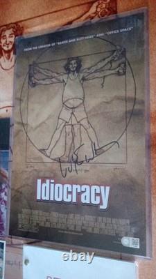 Signed Idiocracy Memorabilia Lot Movie Prop Continuity Photo Script Poster Coa