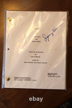 Sigourney Weaver Autographed Alien Movie Script Screenplay