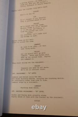Sigourney Weaver Autographed Alien Movie Script Screenplay