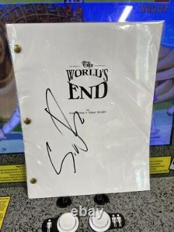 Simon Pegg Signed Autographed The World's End Full Movie Script COA Authentic