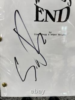 Simon Pegg Signed Autographed The World's End Full Movie Script COA Authentic