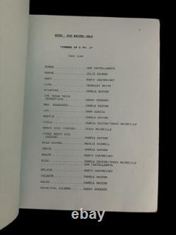 Simpsons Production Script 3F22 Summer of 4 Ft. 2 Gracie Films 1995