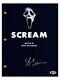 Skeet Ulrich Signed Autographed Scream Movie Script Proof Beckett Bas Coa