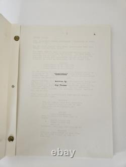 Sleazeball Rare Unproduced Joel Silver Film Script