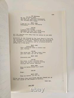 Sleazeball Rare Unproduced Joel Silver Film Script