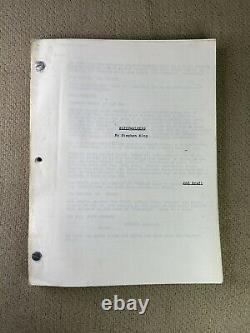 Sleepwalkers By Stephen King 2nd Draft Movie Script Agency Horror