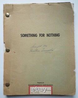 Something for Nothing (1968) ORIGINAL Dalton Trumbo Movie Script