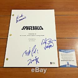 Spaceballs Signed Movie Script By 3 Cast Bill Pullman Rick Moranis Daphne Zuniga
