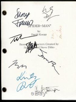 Spider-Man Signed Movie Script-2002-STAN LEE-TOBY MAGUIRE-KIRSTEN DUNST-RAIMI