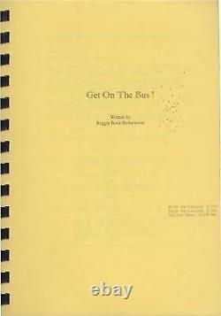 Spike Lee GET ON THE BUS Original screenplay for the 1996 film #158395