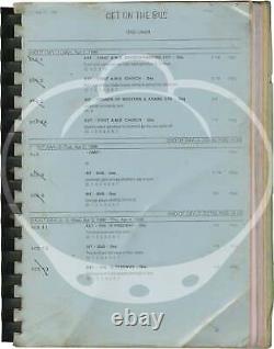 Spike Lee GET ON THE BUS Original screenplay for the 1996 film #158395